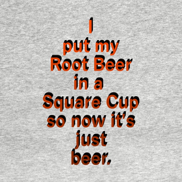 Root Beer Square Cup by xhunterko